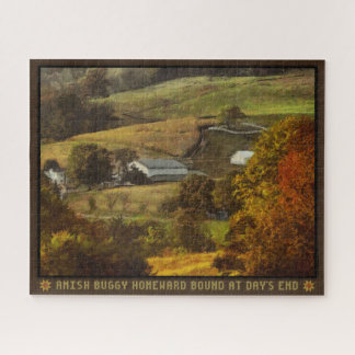 Jigsaw Amish Buggy Homeward Bound At Day’s End Jigsaw Puzzle