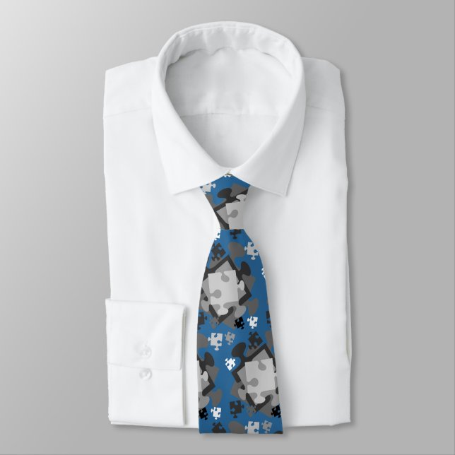 Jigsaw Jumble Tie (Tied)