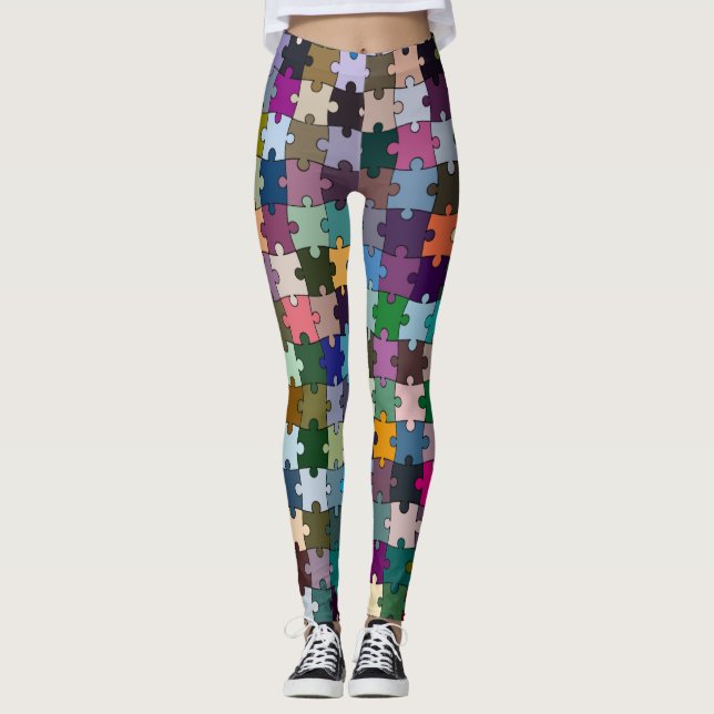 Jigsaw Leggings (Front)