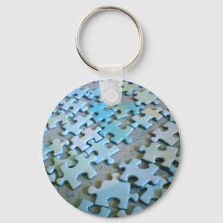 Jigsaw Pieces Key Ring