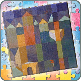 JIGSAW PUZZLE 20x20 - "City of Towers" - Paul Klee