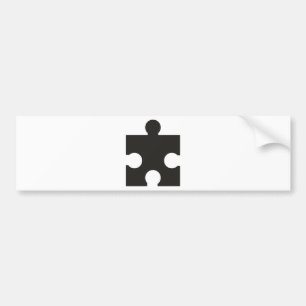 jigsaw puzzle bumper sticker