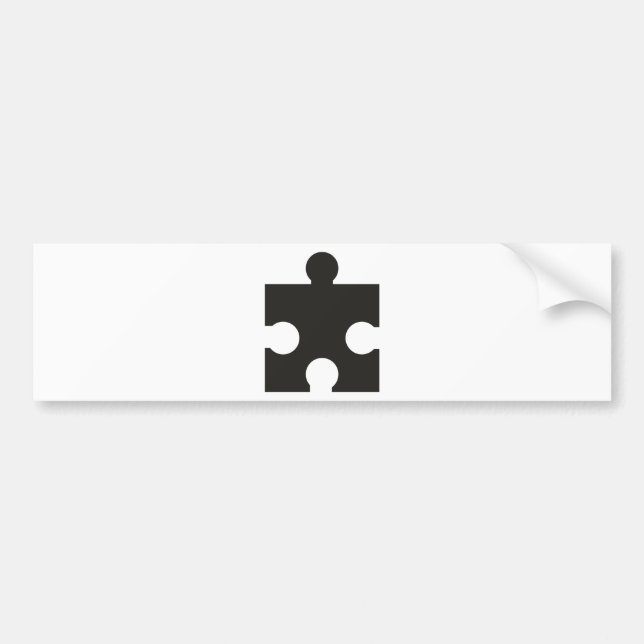 jigsaw puzzle bumper sticker (Front)