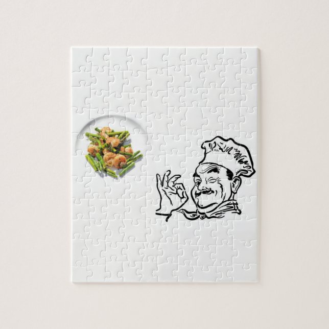 Jigsaw Puzzle Chef (Vertical)