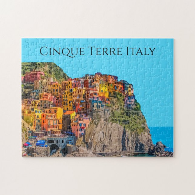 Jigsaw Puzzle For Adults Cinque Terre Italy (Horizontal)