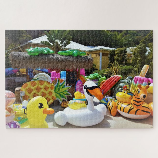 Jigsaw Puzzle - Fun and Festive Floaties (Horizontal)