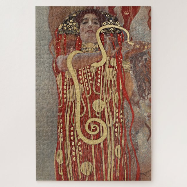 JIGSAW PUZZLE : GUSTAV KLIMT  : HYGIEIA : 1907 (Vertical)