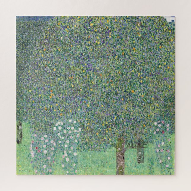 JIGSAW PUZZLE : GUSTAV KLIMT : ROSEBUSHES  (Vertical)