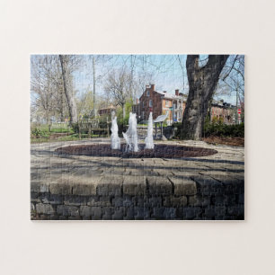 Jigsaw Puzzle - Kingston Ontario Park Fountain