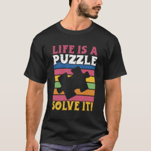 Jigsaw Puzzle Master Puzzle T-Shirt