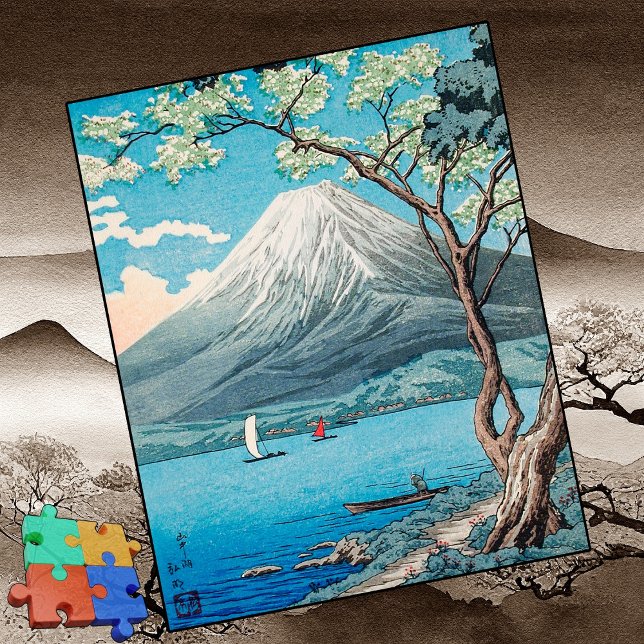 JIGSAW PUZZLE - Mt. Fuji from Lake Yamanaka (Creator Uploaded)