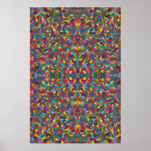Jigsaw Puzzle Pieces Poster