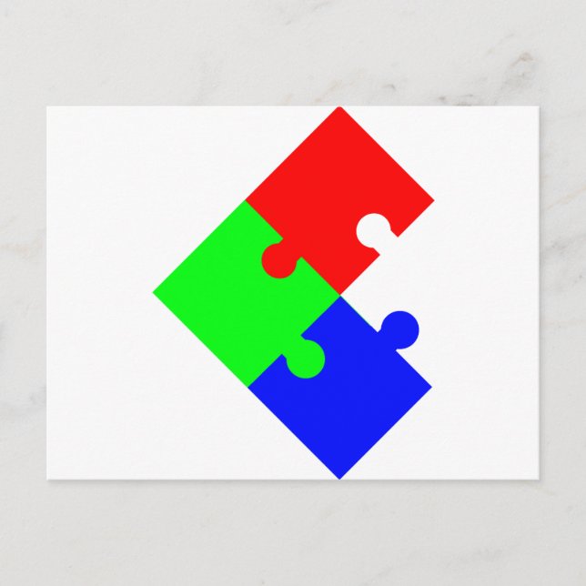 jigsaw puzzle postcard (Front)