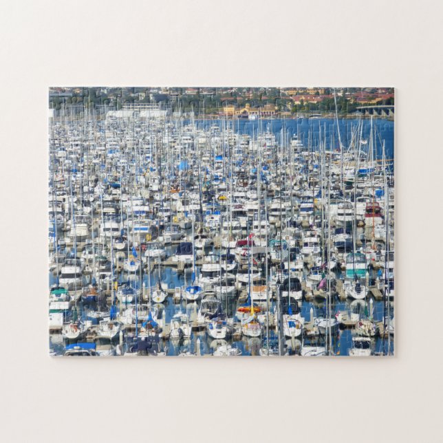 Jigsaw Puzzle - San Diego Marina (Horizontal)