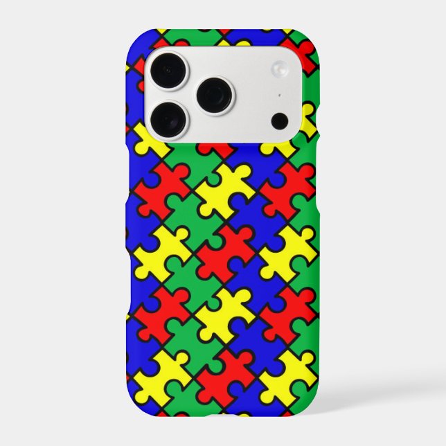 Jigsaw Puzzle Seamless Pattern (Back)