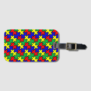 Jigsaw Puzzle Seamless Pattern-22675 Luggage Tag