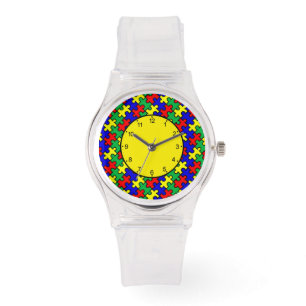 Jigsaw Puzzle Seamless Pattern-22675 Watch
