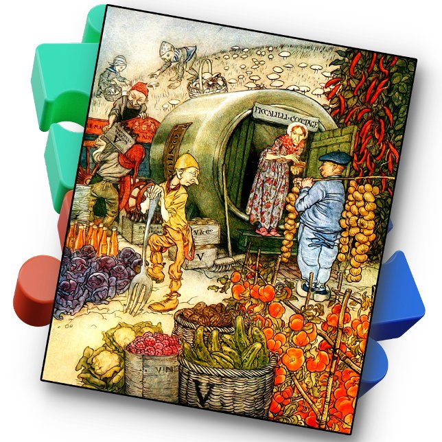 JIGSAW PUZZLE - Vegetable Garden - Vintage (Creator Uploaded)