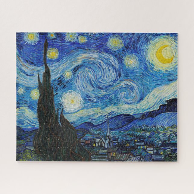 JIGSAW PUZZLE : Vincent Van Gogh : STARRY NIGHT (Horizontal)