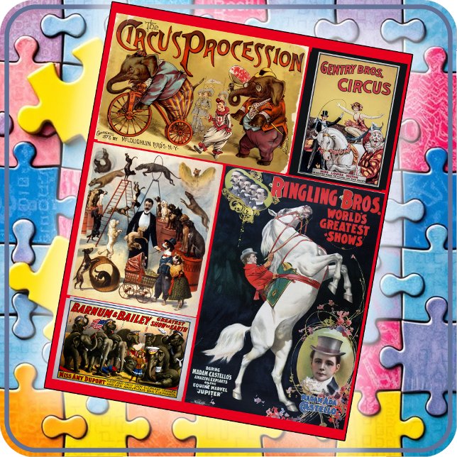 JIGSAW PUZZLE - When the Circus Came to Town (Creator Uploaded)