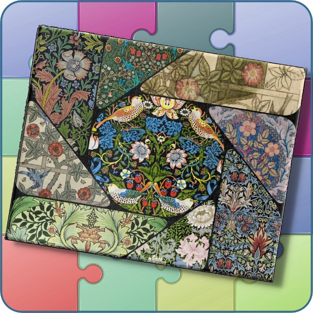 JIGSAW PUZZLE - William Morris Nine Image Collage (Creator Uploaded)