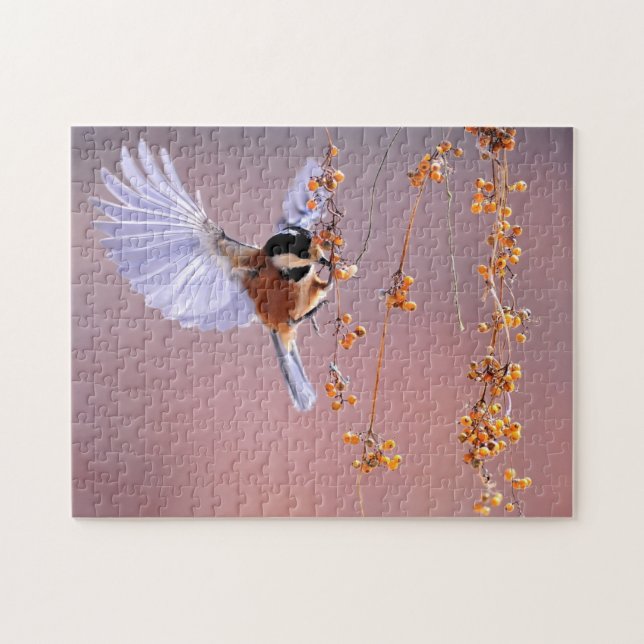 Jigsaw Puzzle with Hummingbird (Horizontal)