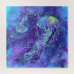 Jigsaw Puzzle with Jellyfish