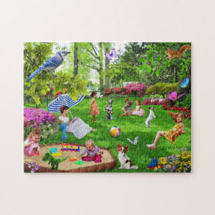 jigsaw puzzles nature puzzle for kids animals dog
