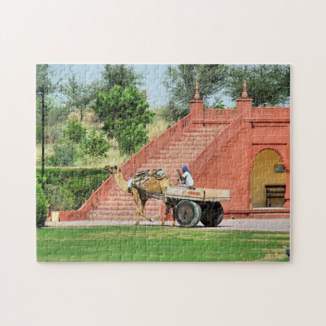 Jigsaw Rajastan Jaisalmer Dromedary Jigsaw Puzzle (Horizontal)