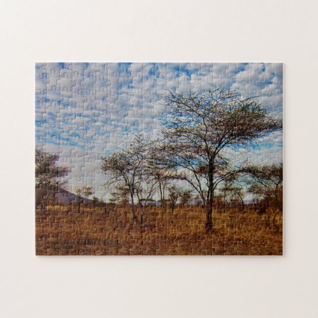 Jigsaw  Tanzania Serengeti National Park. Puzzle (Horizontal)