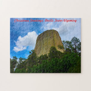 Jigsaws Devils Tower Wyoming USA. Jigsaw Puzzle