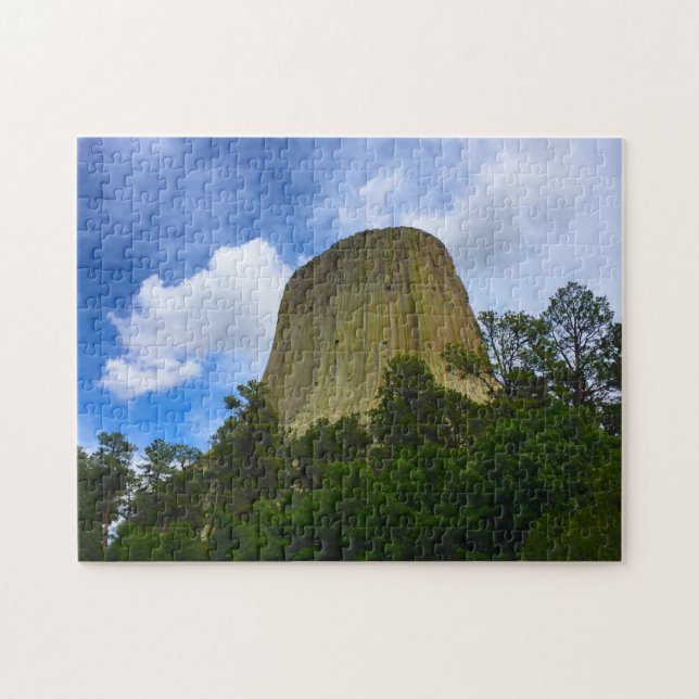 Jigsaws Devils Tower Wyoming USA. Jigsaw Puzzle (Horizontal)