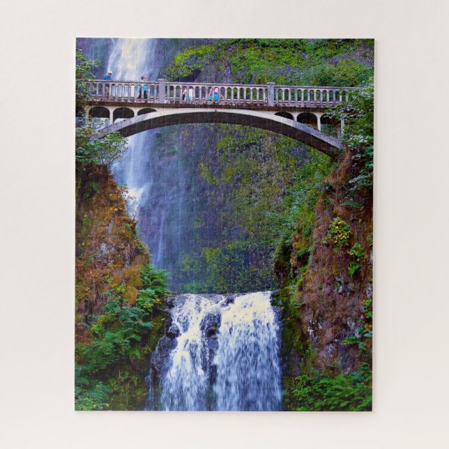 Jigsaws Multnomah Falls Columbia River. Jigsaw Puzzle (Vertical)