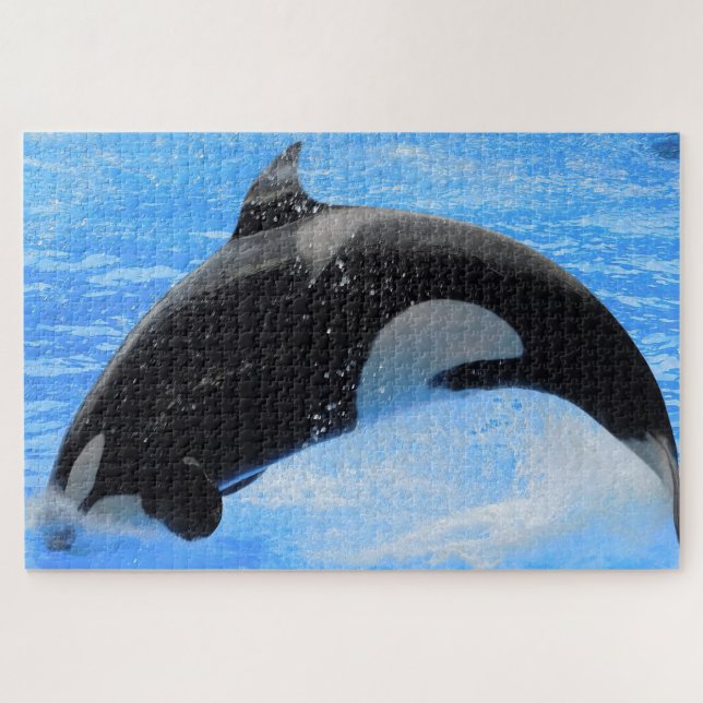 Jigsaws Orcas or Killer Whales Jigsaw Puzzle (Horizontal)