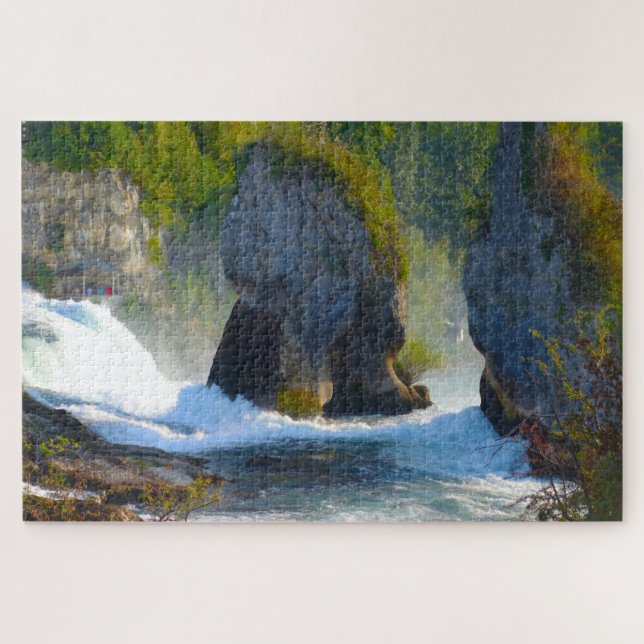 Jigsaws Rhine Falls Germany. Jigsaw Puzzle (Horizontal)