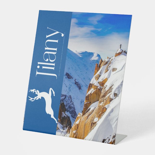 JILANY  PEDESTAL SIGN (Front)