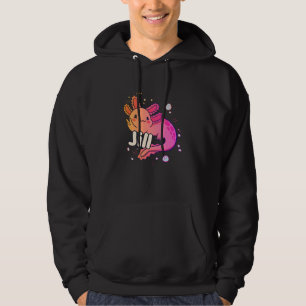 JILL - Beautiful girl name with adorable AXOLOTL Hoodie
