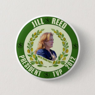 Jill Reed for President 2012 6 Cm Round Badge