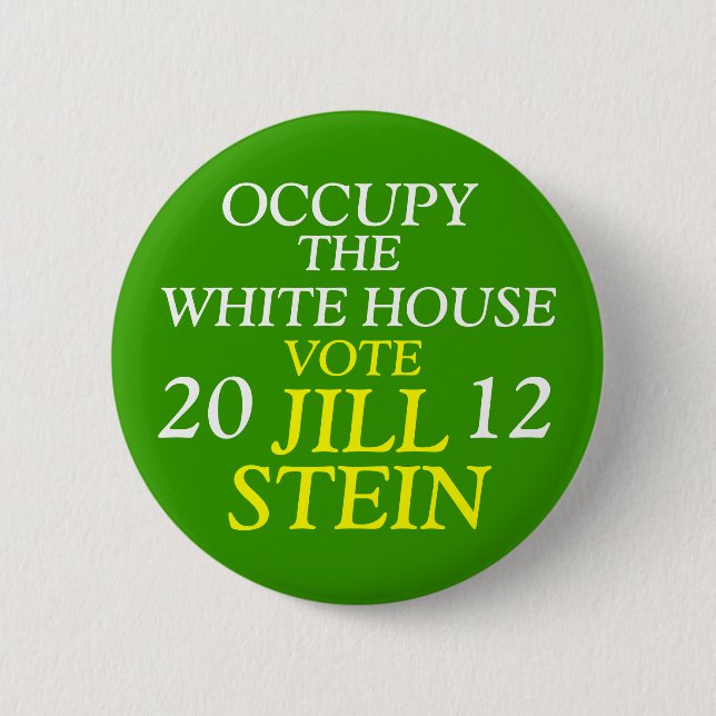 Jill Stein 2012 6 Cm Round Badge (Front)