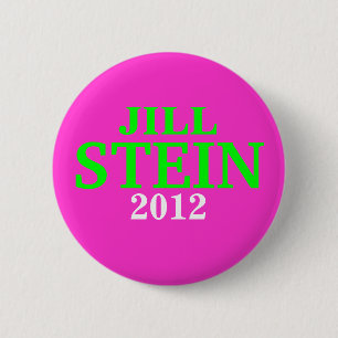 Jill Stein 2012 button pink