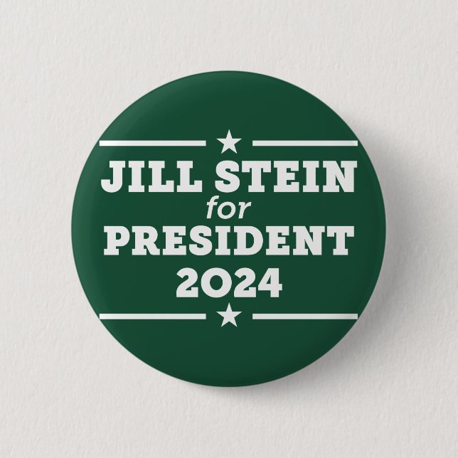 Jill Stein 2024 6 Cm Round Badge (Front)
