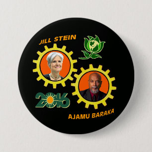 Jill Stein / Ajamu Baraka 7.5 Cm Round Badge