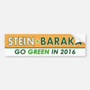 Jill Stein / Baraka - Green Party Bumper Sticker