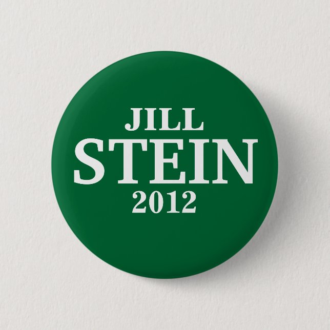 Jill STEIN FOR PRESIDENT 2012 6 Cm Round Badge (Front)