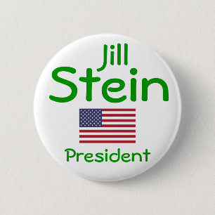 Jill Stein for President 2012 Green Party USA 6 Cm Round Badge