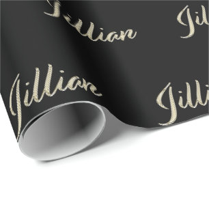 Jillian white gold Handwriting Gift Paper