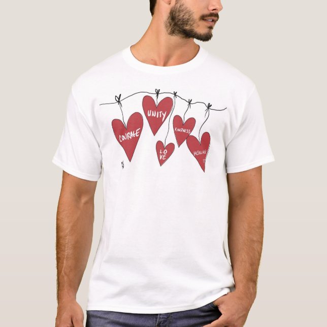 Jill's Unity Hearts T-Shirt (Front)