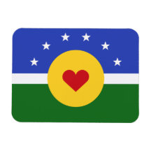 Jilltopia flag magnet
