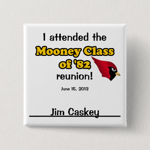 Jim Caskey 15 Cm Square Badge