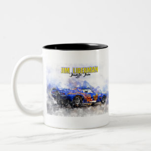Jim Liberman Jungle Jim Titel Two-Tone Coffee Mug